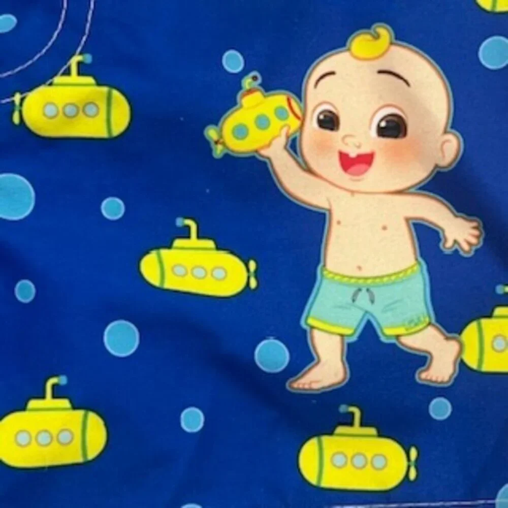Coco Melon 2 Piece‎ Swim Suit And Rash Guard Boys Size 12 Months